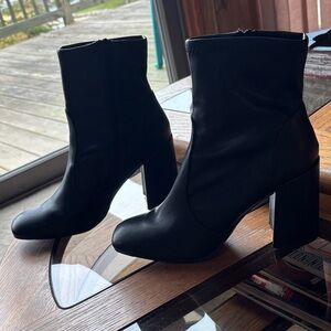 Madden Girl Black Heeled Boots